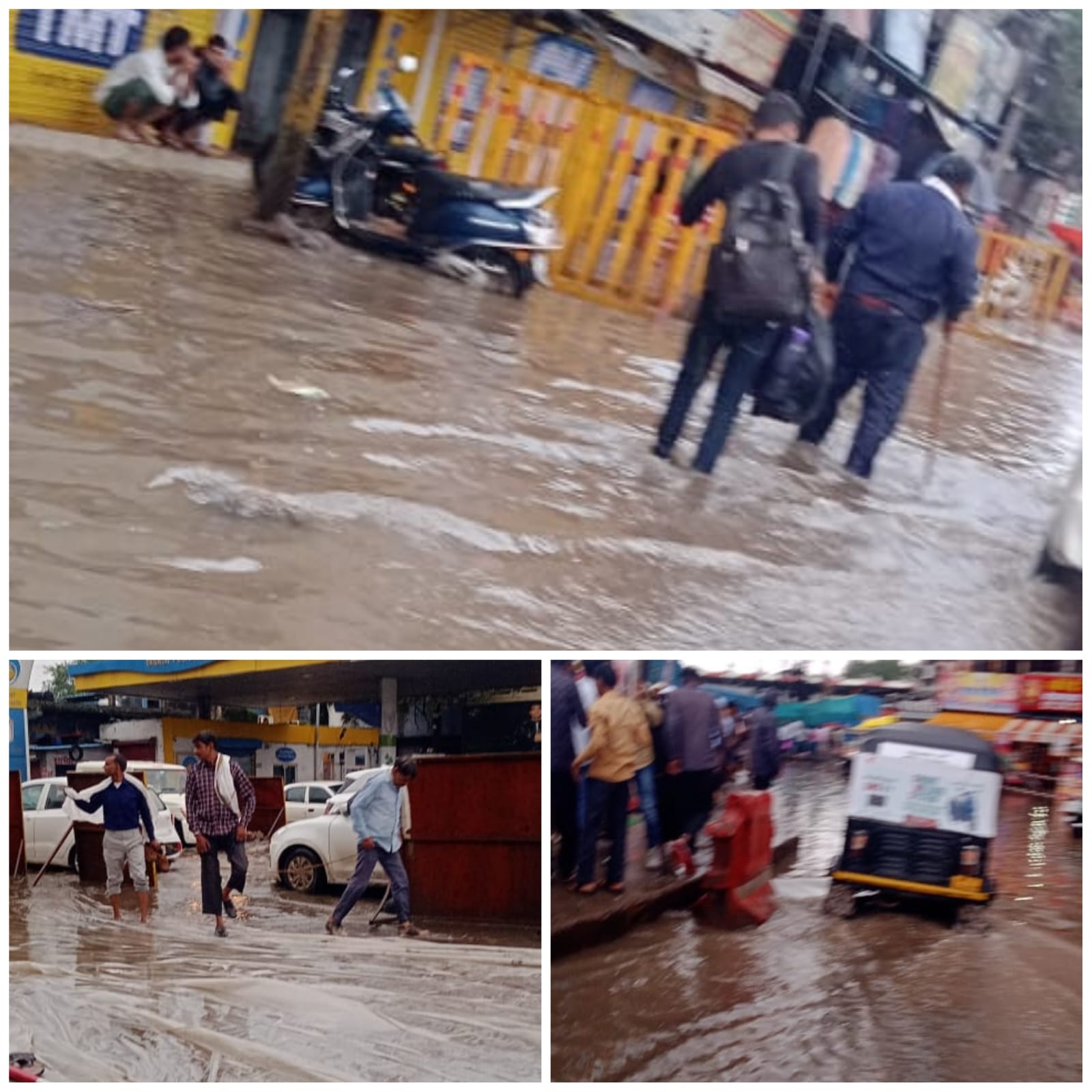 भोपाल में बारिश के बाद जलभराव की समस्या, भोपाल में बारिश के मौसम में जगह-जगह जलभराव (तालाब जैसी स्थिति) एक आम समस्या है ।